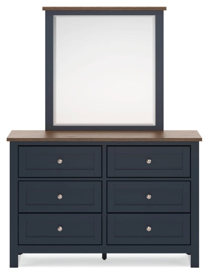 Landocken Queen Panel Bed, Dresser, Mirror and Nightstand