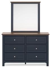 Landocken Full Panel Bed, Dresser and Mirror