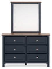 Landocken Full Panel Headboard, Dresser, Mirror and Chest