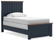 Landocken Twin Panel Bed, Dresser, Mirror, Chest and Nightstand