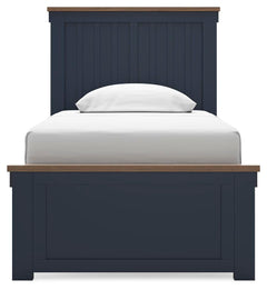 Landocken Twin Panel Bed, Dresser, Mirror and Nightstand