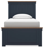 Landocken Twin Panel Bed, Dresser, Mirror and Chest