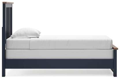 Landocken Twin Panel Bed, Dresser, Mirror and Nightstand