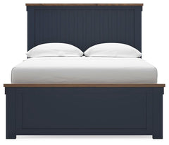 Landocken Full Panel Bed, Dresser and Mirror