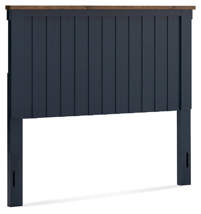 Landocken Full Panel Headboard, Dresser and Mirror