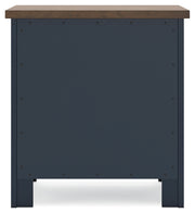 Landocken Two Drawer Night Stand