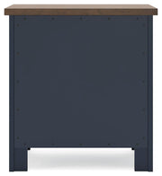 Landocken Two Drawer Night Stand