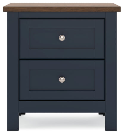 Landocken Two Drawer Night Stand