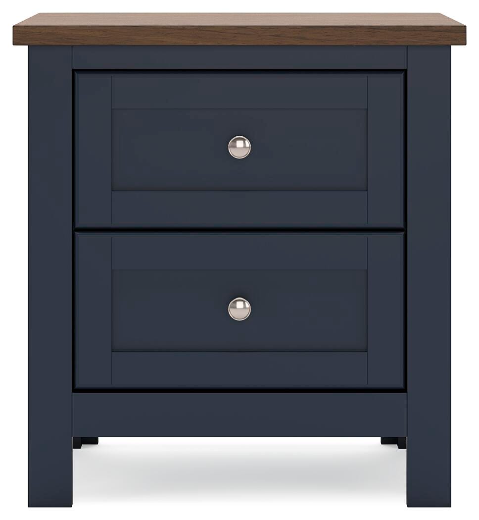 Landocken Two Drawer Night Stand