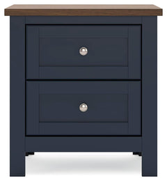Landocken Two Drawer Night Stand