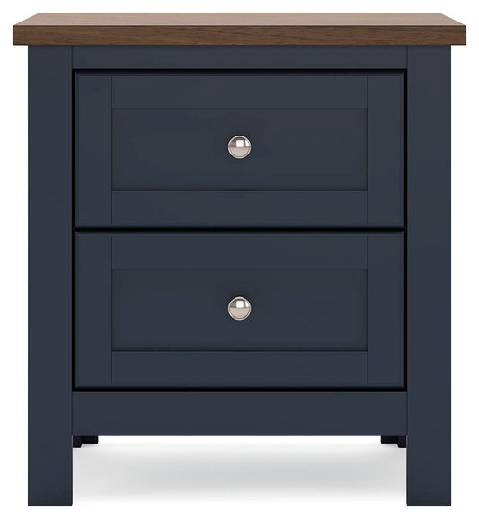 Landocken Two Drawer Night Stand