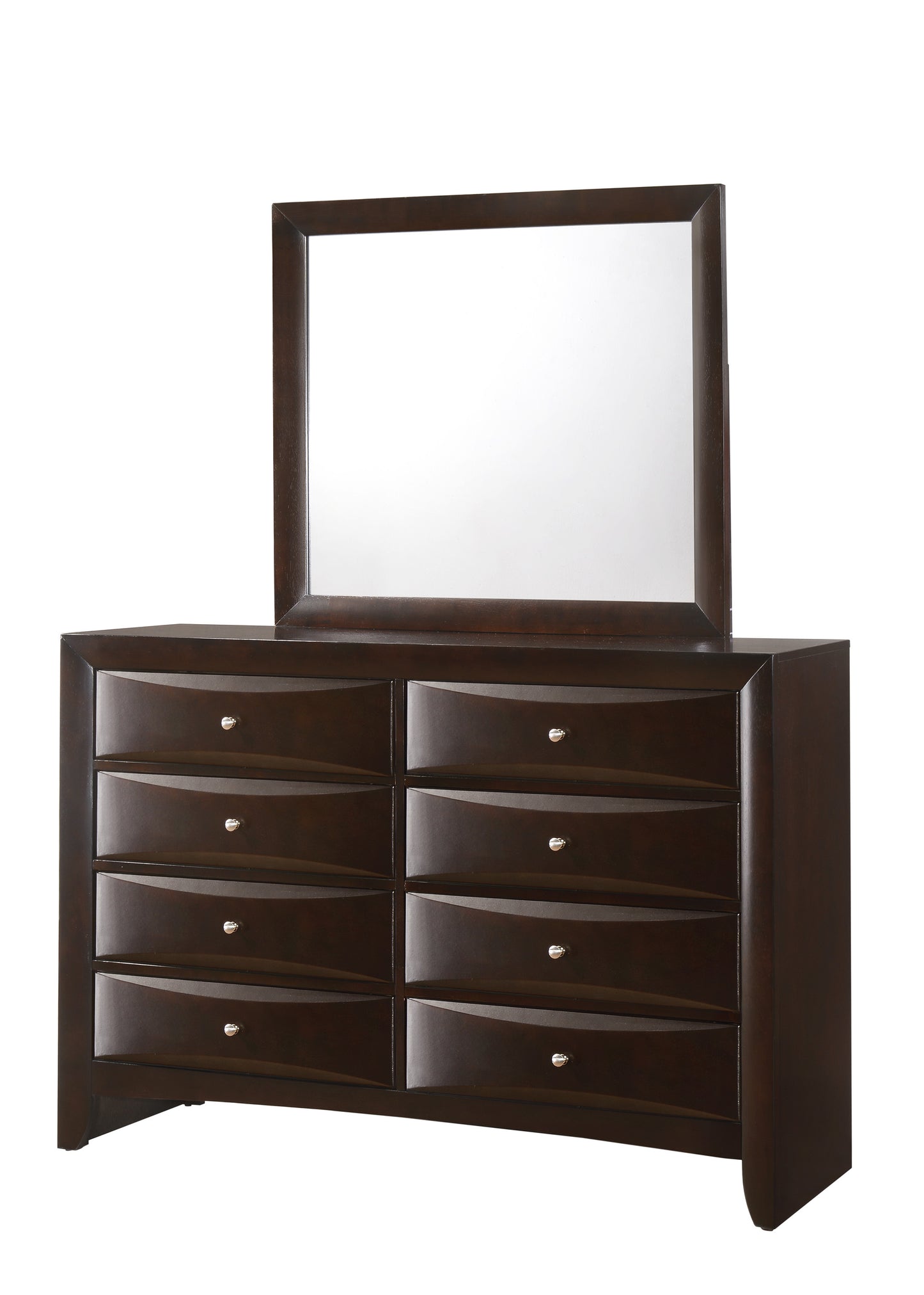 Emily Dresser 8 Drawers Dark Cherry