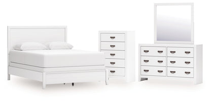 Binterglen Queen Panel Bed, Dresser, Mirror and Chest