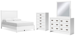 Binterglen Full Panel Bed, Dresser, Mirror and Chest