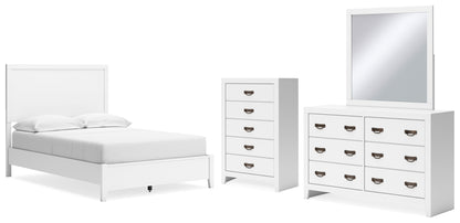 Binterglen Full Panel Bed, Dresser, Mirror and Chest
