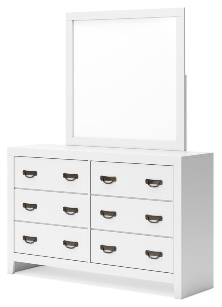 Binterglen Full Panel Bed, Dresser, Mirror and Chest
