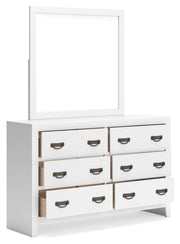 Binterglen Full Panel Bed, Dresser, Mirror and Chest