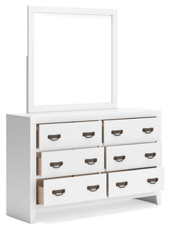 Binterglen Full Panel Bed, Dresser, Mirror and Chest