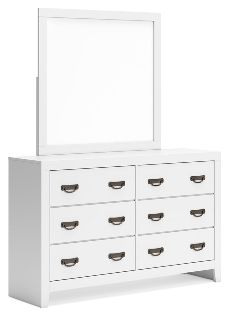 Binterglen Full Panel Bed, Dresser, Mirror and Chest