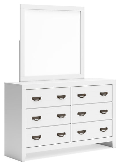 Binterglen Full Panel Bed, Dresser, Mirror and Chest