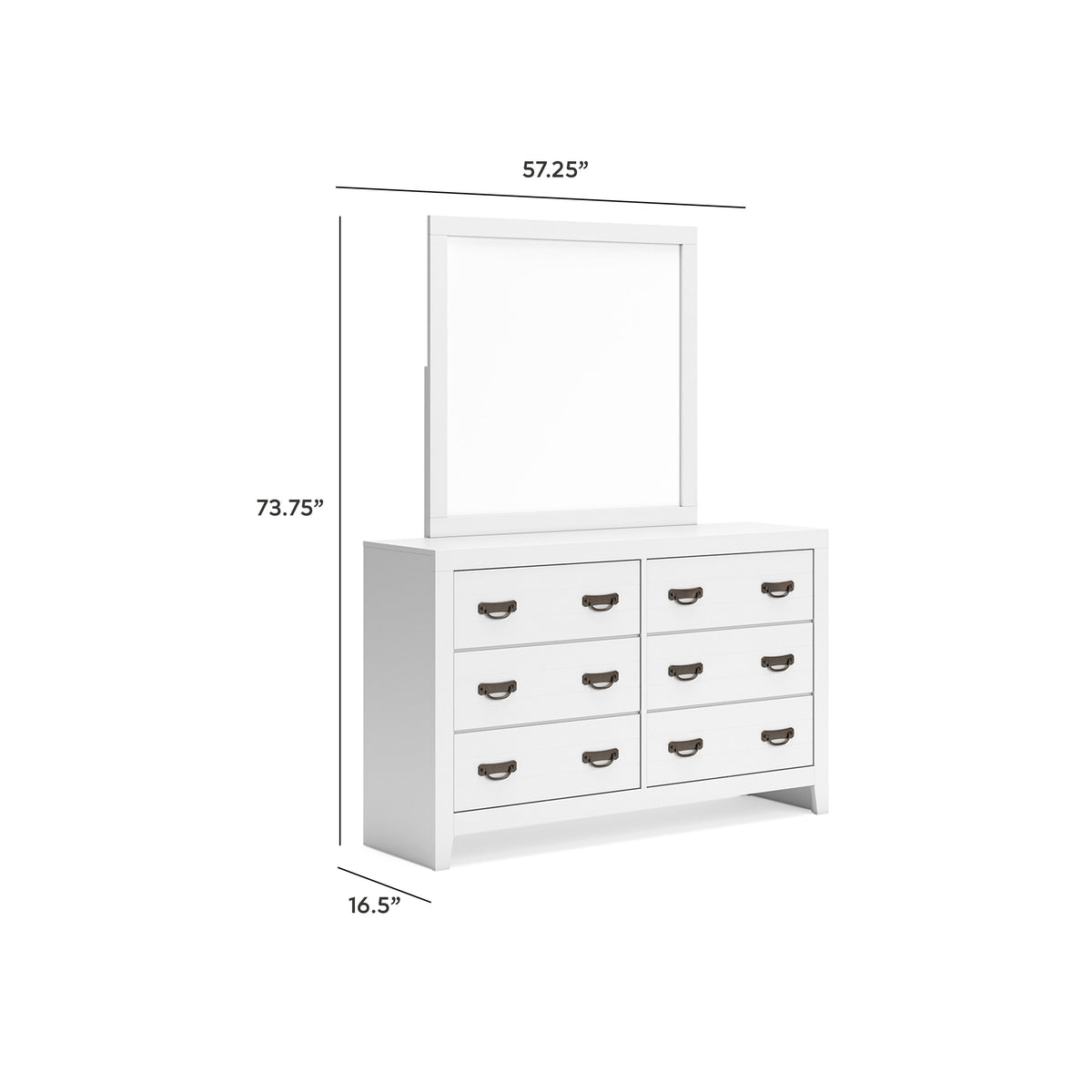 Binterglen Dresser and Mirror