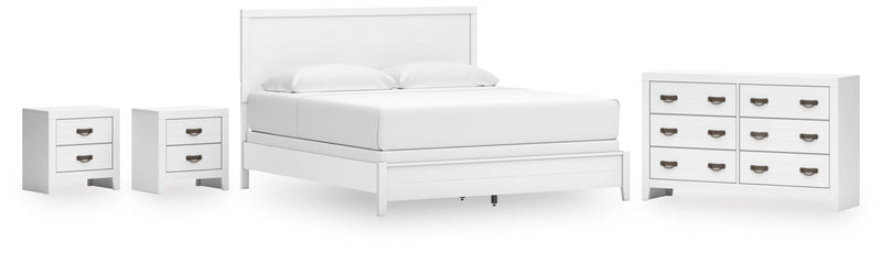 Binterglen King Panel Bed, Dresser and 2 Nightstands