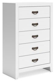 Binterglen Full Panel Bed, Dresser, Mirror and Chest
