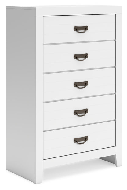 Binterglen Full Panel Bed, Dresser, Mirror and Chest