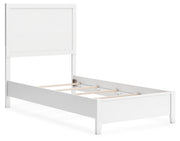 Binterglen Twin Panel Bed with Mirrored Dresser and Nightstand