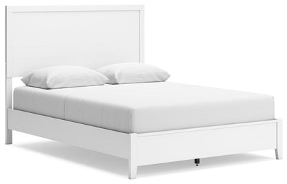 Binterglen Queen Panel Bed with Mirrored Dresser