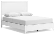 Binterglen Queen Panel Bed with Mirrored Dresser and Nightstand