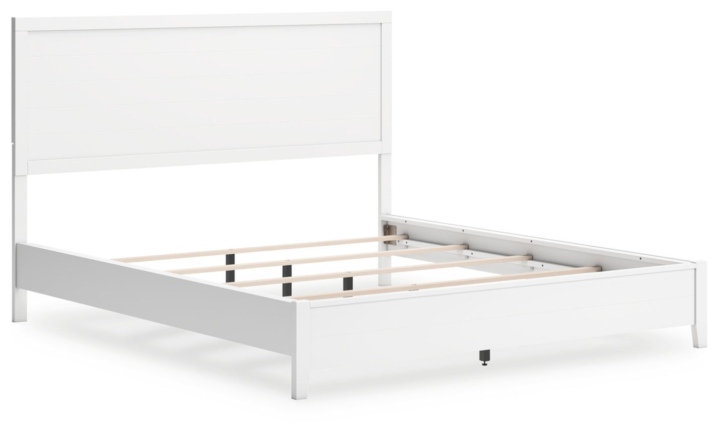 Binterglen California King Panel Bed with Mirrored Dresser