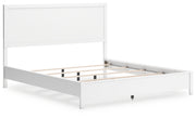 Binterglen California King Panel Bed with Mirrored Dresser