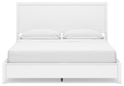 Binterglen California King Panel Bed with Mirrored Dresser