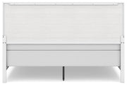 Binterglen King Panel Bed with Mirrored Dresser and Nightstand
