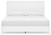 Binterglen King Panel Bed with Mirrored Dresser and Nightstand