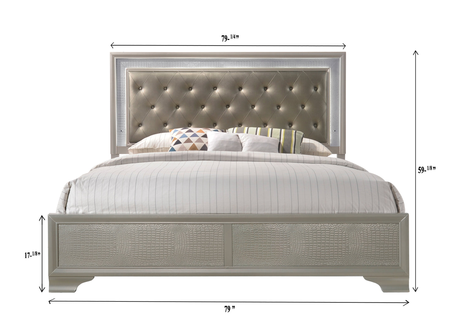 Lyssa Led Bed