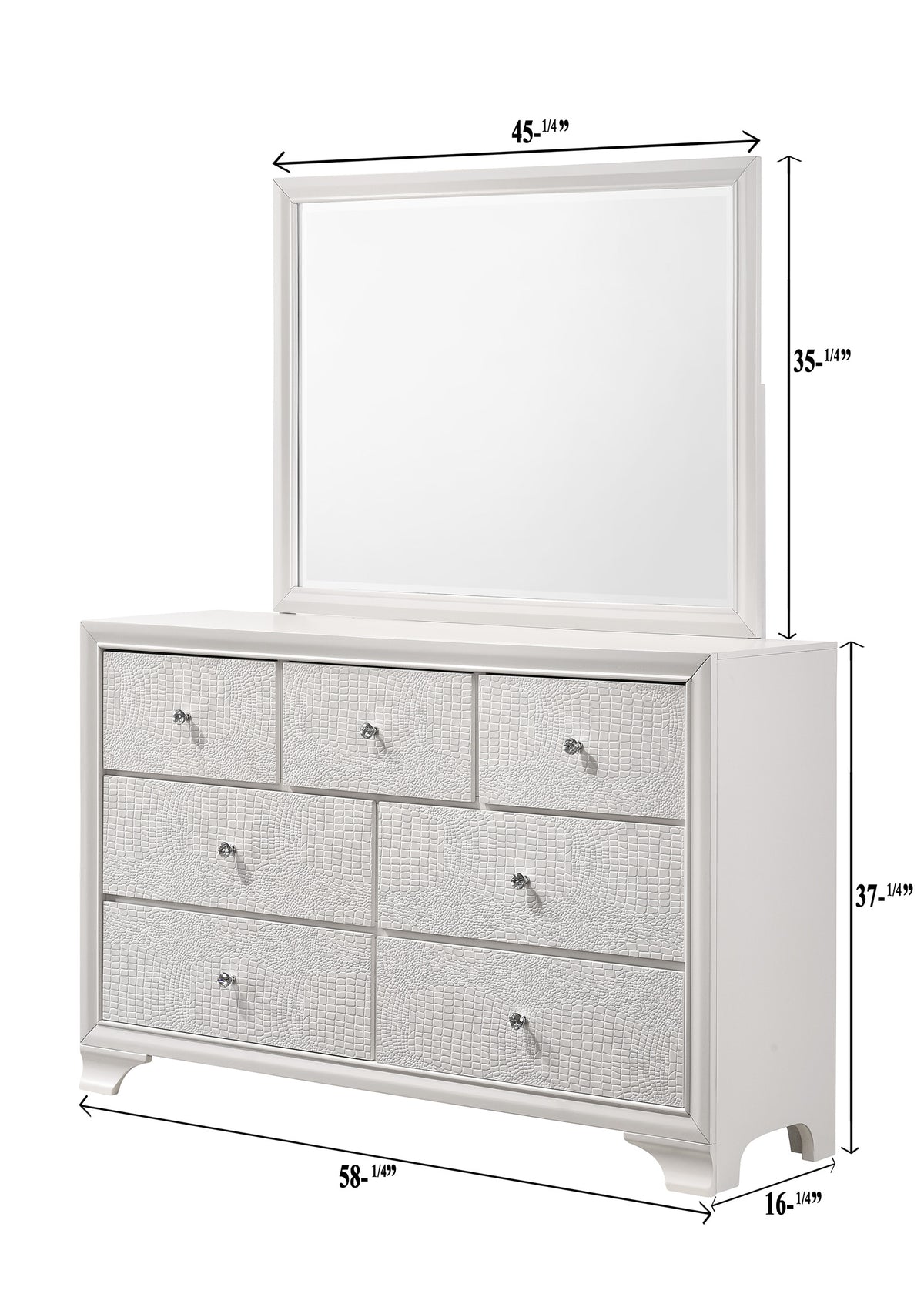 Lyssa Dresser Mirror Frost