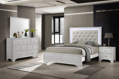 Lyssa Led Bed Frost/Oat