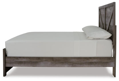 Wynnlow Full Crossbuck Panel Bed, Dresser and Mirror