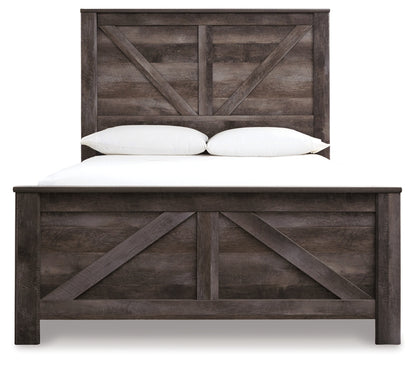 Wynnlow Queen Crossbuck Panel Bed