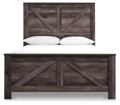 Wynnlow Queen Crossbuck Panel Bed