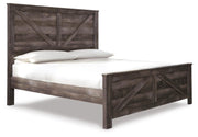 Wynnlow King Crossbuck Panel Bed