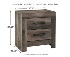 Wynnlow Two Drawer Night Stand