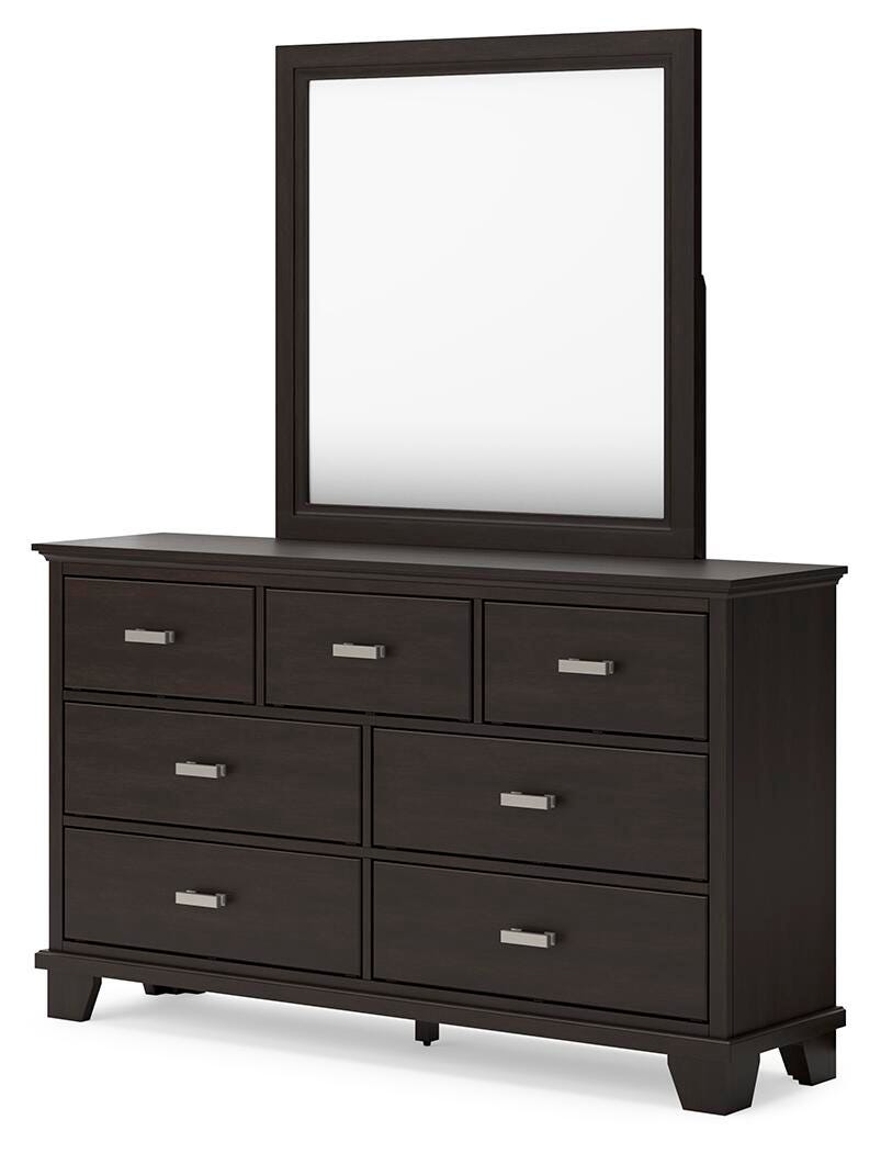 Covetown Full Panel Bed, Dresser, Mirror, Chest and Nightstand