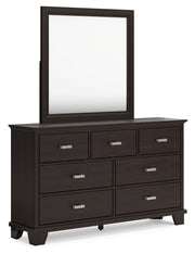 Covetown Twin Panel Bed, Dresser, Mirror, Chest and Nightstand