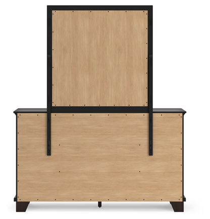 Covetown Queen Panel Bed, Dresser, Mirror and Chest