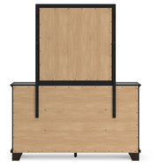 Covetown King Panel Bed, Dresser, Mirror and Chest