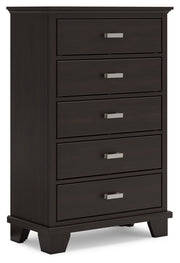 Covetown Twin Panel Bed, Dresser, Mirror and Chest