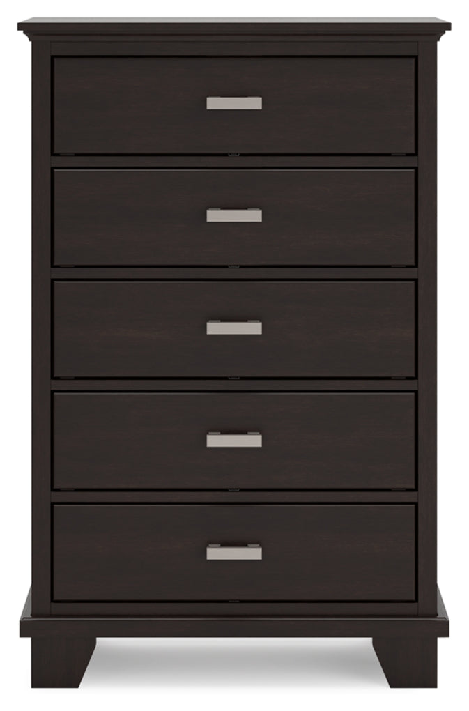 Covetown Full Panel Bed, Dresser, Mirror, Chest and Nightstand